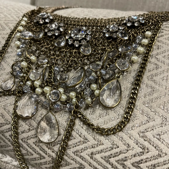 💎Vintage Collar Choker style Gorgeous Gothvibes Statement Italian Necklace 💎 - Picture 7 of 17